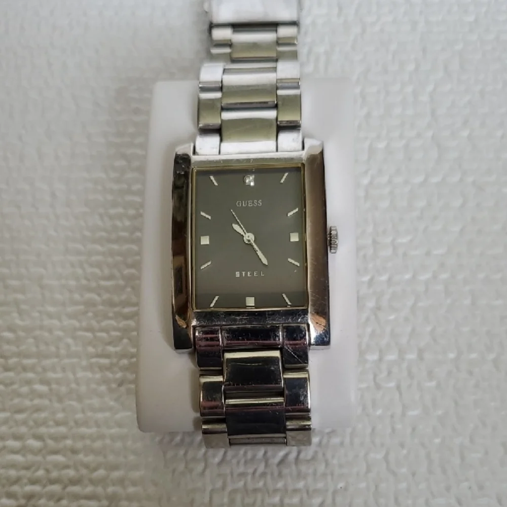 Guess Steel Men's Watch with Black Dial G95184G
